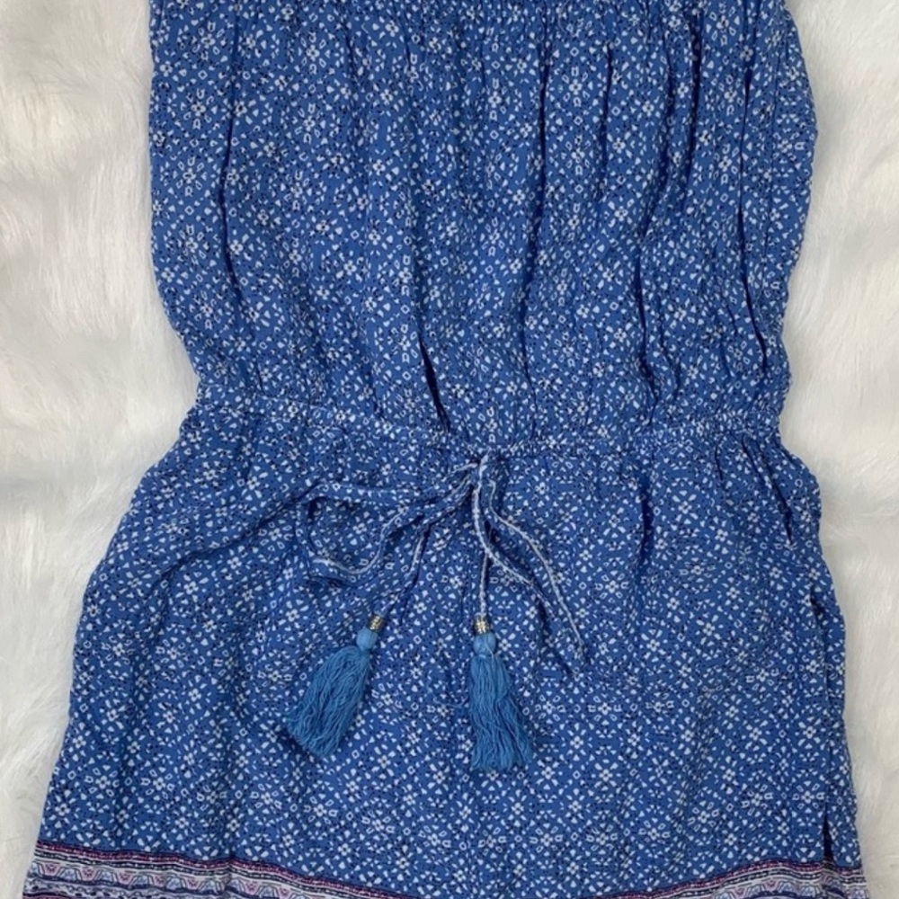 Kiwi And Punch Blue Patterned Romper - image 2